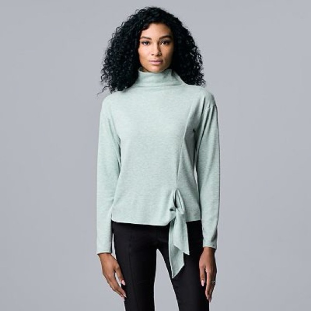 Simply Vera Vera Wang Knot-Front Top